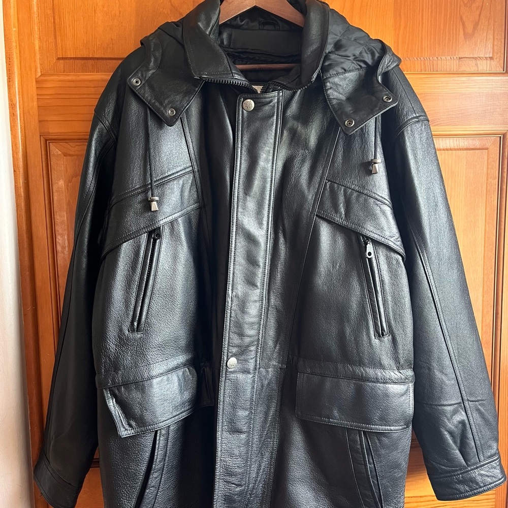 Mens leather jacket